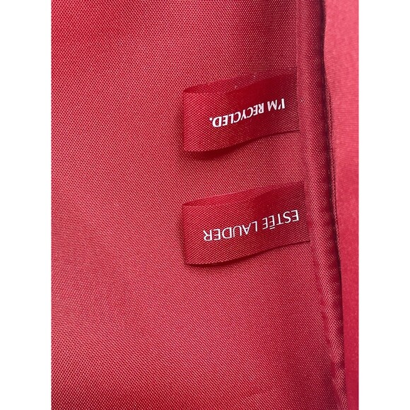 Estee Lauder Bag 2023 Limited Edition Red Velvet with Handle - Picture 10 of 13